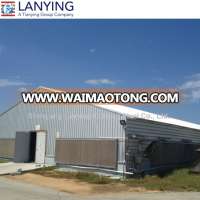 Prefabricated Automatic Steel Structure Poultry Farm Building Shed Chicken Broiler House Design